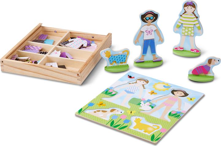 Produktbild Melissa & Doug Magnetic Dress Up - Friends and Pets (78 x)
