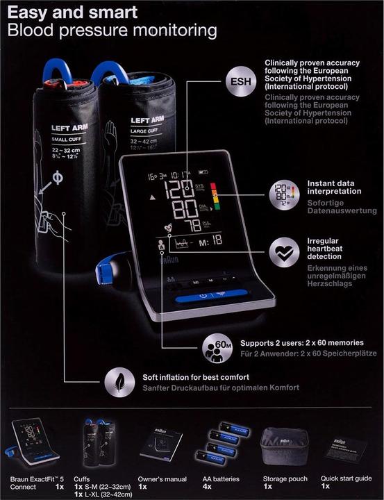 Productafbeelding Braun ExactFit 5 (Bovenarm bloeddrukmeter)