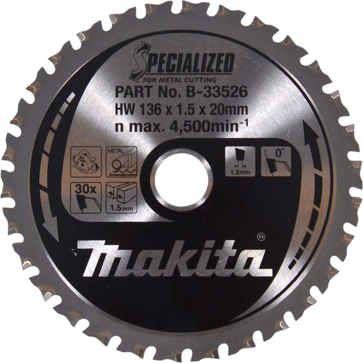 Makita SPECIALIZED Kreissägeblatt 136