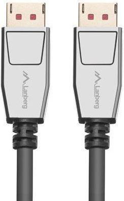 Actual product image Lanberg CA-DPDP-20CU-0010-BK DisplayPort cable 20 PIN V1.4 1m 8K (1 m, DisplayPort)