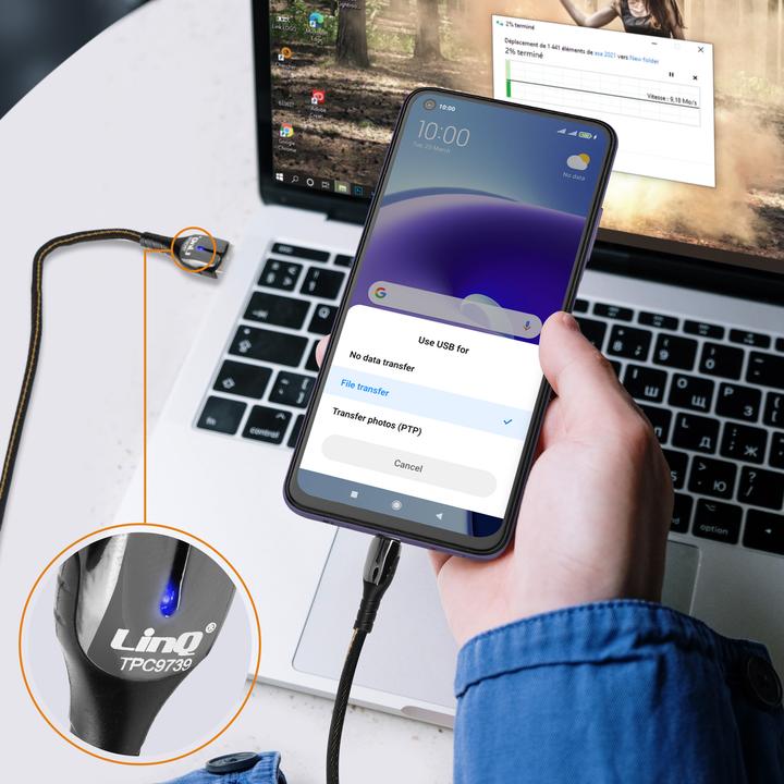 Immagine prodotto LinQ Cavo USB / USB-C 1,2 m 5A 20W (0.12 m)