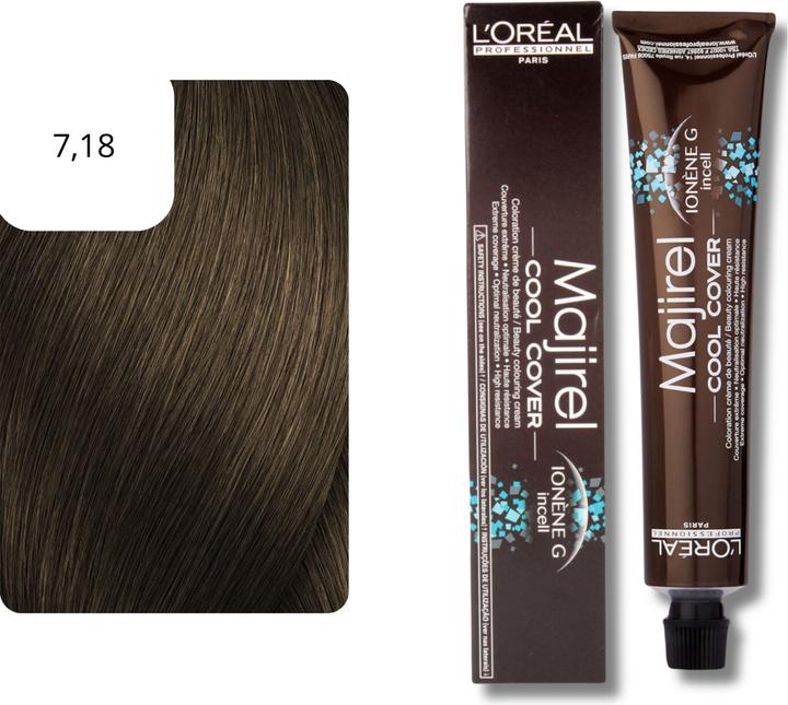 Produktbild L'Oréal Professionnel Majirel Cool Cover (7,18)