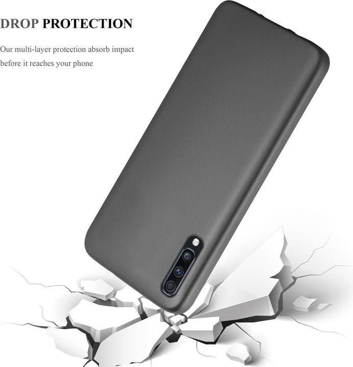 Actual product image Cadorabo TPU Matt Metallic Cover (Samsung Galaxy A70S, Samsung Galaxy A70)