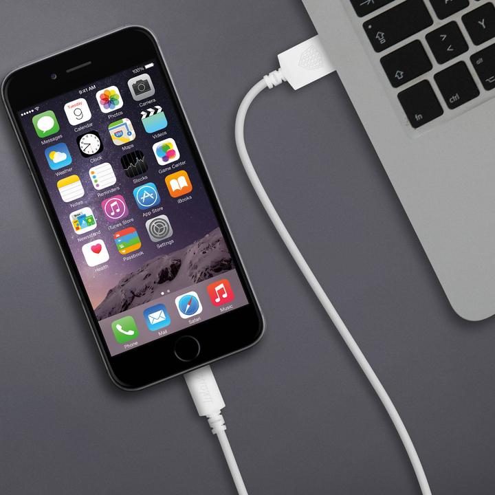 Actual product image Inkax USB to Lightning cable (3 m, USB 3.0)