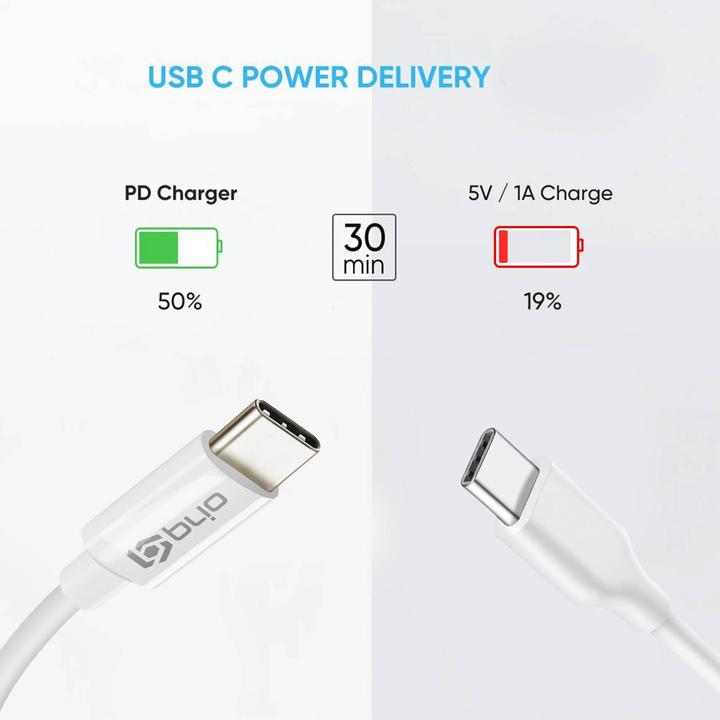 Actual product image prio USB-C to Lightning charging cable (1 m, USB 4.0)