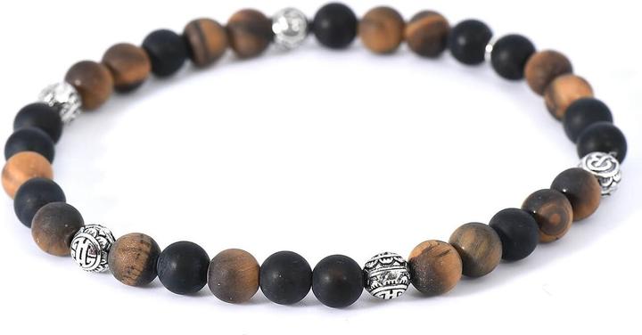 Balibay Lennox (20.50 cm, Tigerauge, Onyx, 925 Sterling Silber, Edelstein)