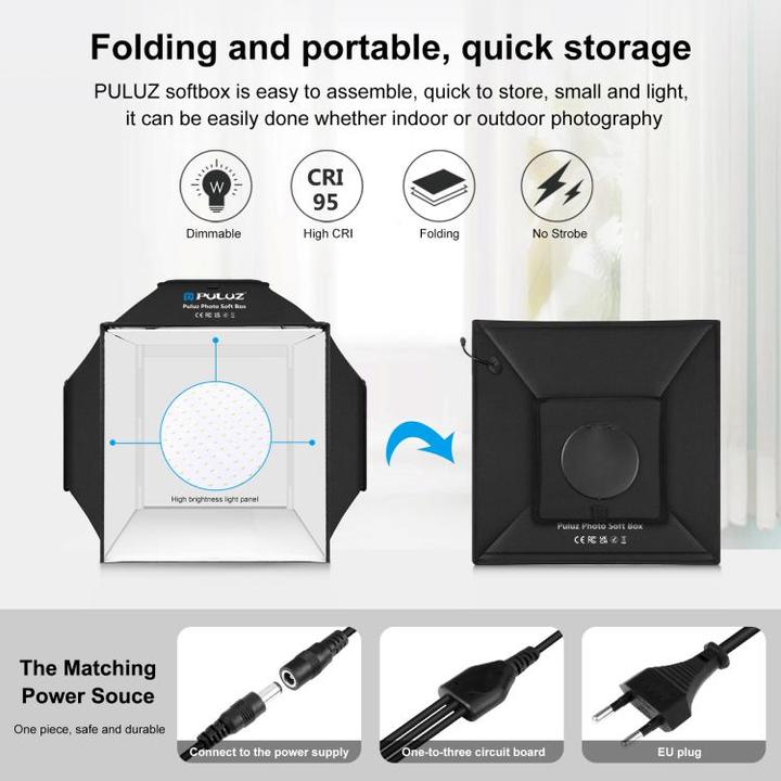 Produktbild Puluz Folding Studio Shooting Tent Soft Box (Aufnahmebox)
