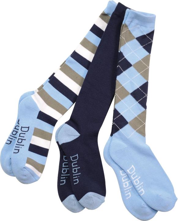 Dublin 3er-Set Reitsocken (One Size)