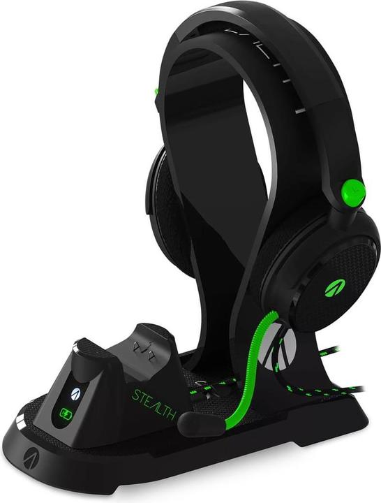 Actual product image Stealth Charging Station + Headset Stand (Xbox Series X, Xbox One X, Xbox One S, Xbox Series S)