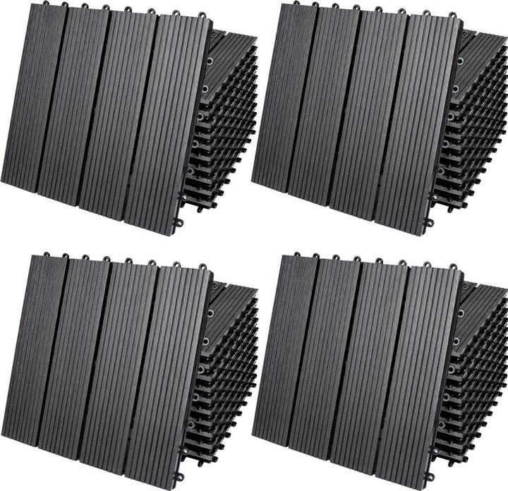 Casaria Piastrelle WPC (44 x, 30 x 30 x 2 cm)