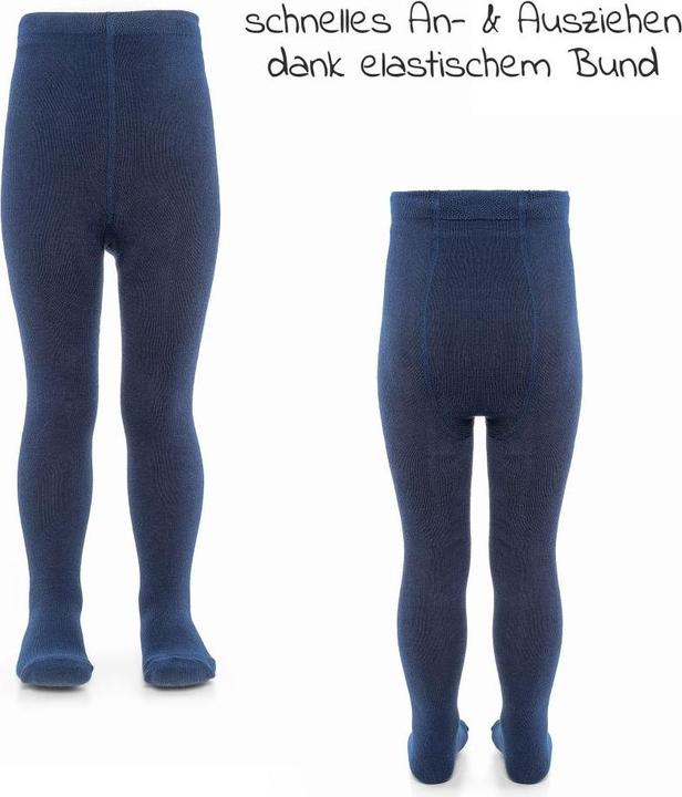 Produktbild La Loona LaLoona Baby-Strumpfhosen Strumpfhose 2er Pack - Marine - (62/68)
