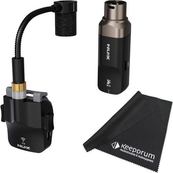 Produktbild NUX B6 Drahtloses Saxophon Mikrofon mit Tuch
