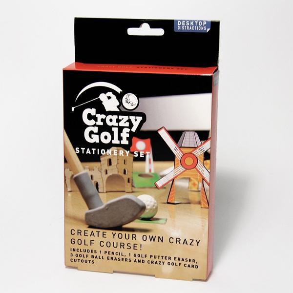 Actual product image Paladone Products Crazy Golf Stationery Set - Golf Game