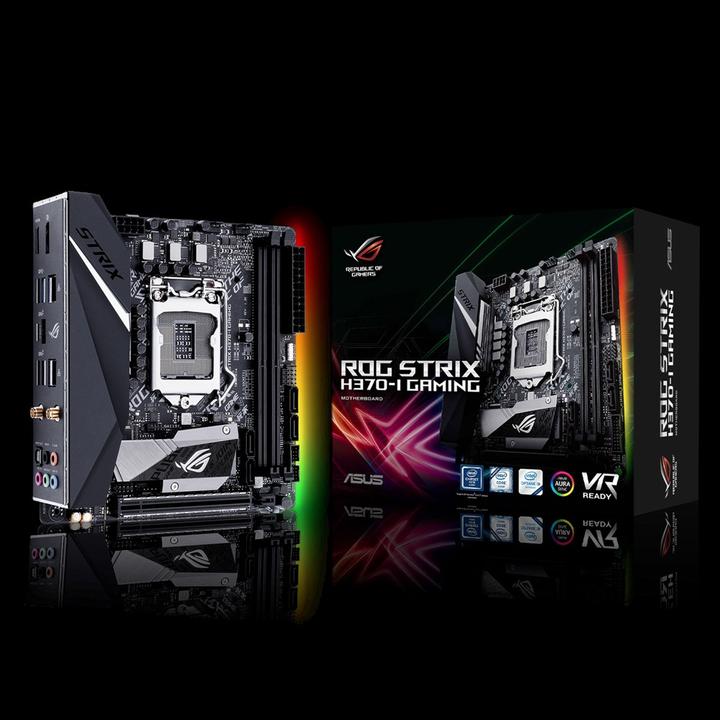 Produktbild ASUS ROG Strix H370-I Gaming (LGA 1151, Intel H370, Mini-ITX)
