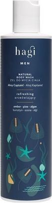 Actual product image Hagi Men Ahoj Captain Natural Cleansing Gel For Men 300Ml (300 ml)