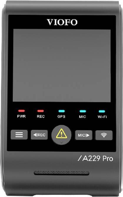 Immagine prodotto Viofo A229 Pro 3CH (WiFi, Accelerometro, Visione notturna, Ricevitore GPS, Microfono incorporato, Display integrato, 4K)