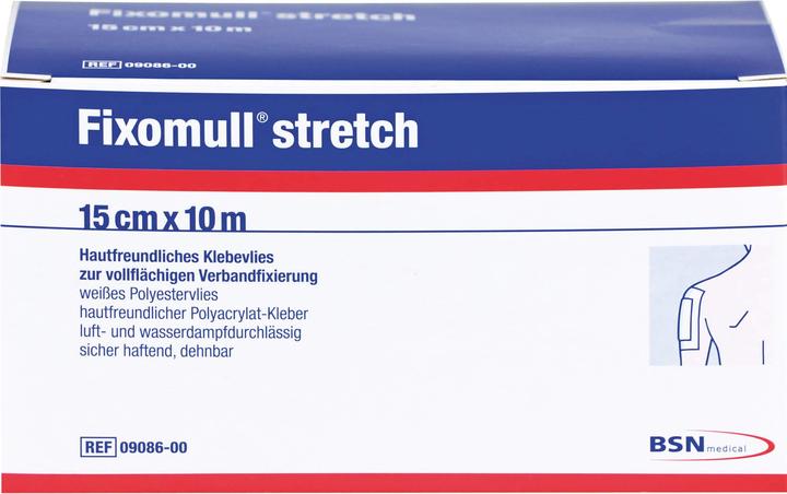Produktbild BSN Fixomull stretch 10 m x 15 cm hautfreundliches Klebevlies, 1 St. Pflaster (1 x)
