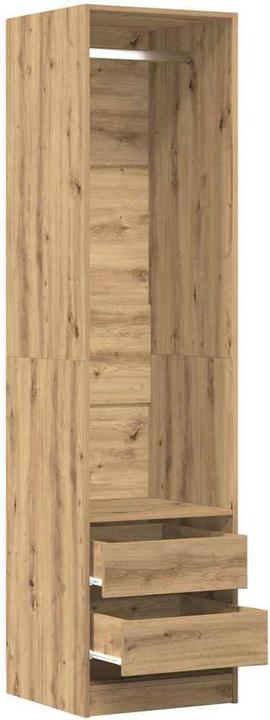 Produktbild VidaXL Kleiderschrank Artisan-Eiche 50x50x200 cm Holzwerkstoff Schrank (50 x 50 x 200 cm)