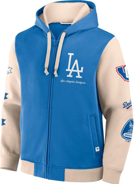 Actual product image Fanatics Los Angeles Dodgers MLB Retro Prints Zip Hoody - XL (XL)