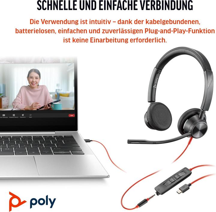 Produktbild Poly BW 3325 -M USB-C HS (Kabelgebunden, USB-C)