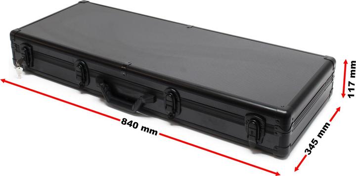 Produktbild Wiltec Waffenkoffer verschliessbar 84x34,5x11,7cm Gewehrkoffer Pistolenkoffer