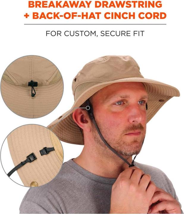 Produktbild Ergodyne Leichter Rangerhut Chill-Its 8936, khaki, Grösse L/XL (62)