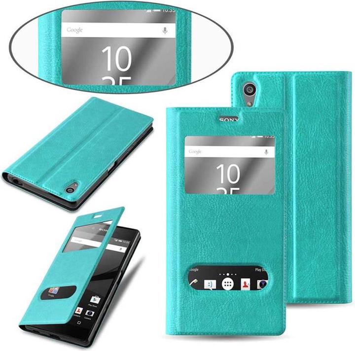 Actual product image Cadorabo Book with View double window cover (Sony Xperia Z5 Premium)
