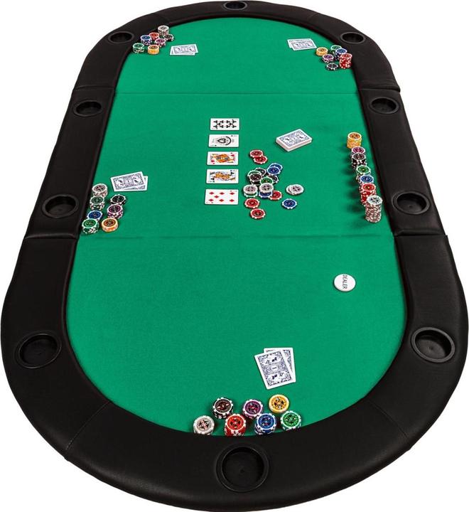 Produktbild Games Planet Pokerauflage klappbar faltbar, grün