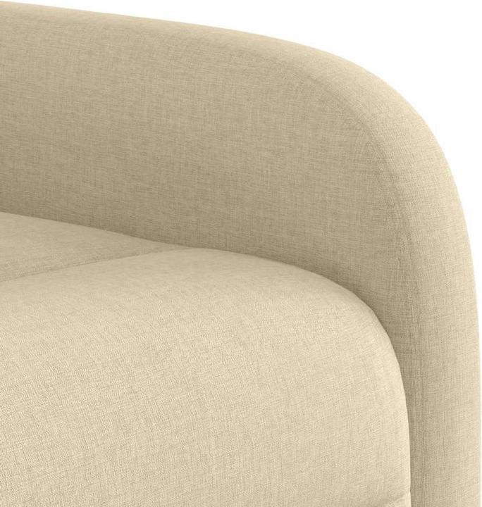 Actual product image VidaXL Electric massage chair with stand-up aid cream fabric