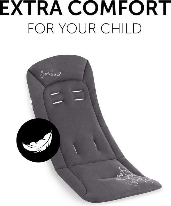 Produktbild Hauck Pushchair Seat Liner Mickey Mouse Black
