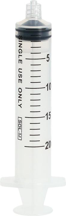 Sol-m Spritze ohne Nadel 20ml Luer Lock 100 Stk