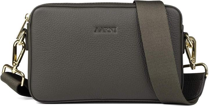 Aarni Crossbody Bag, olive, gold zipper