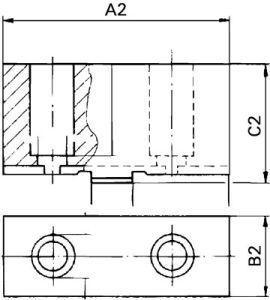 Actual product image Röhm Top jaw AB