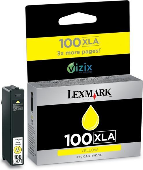 Produktbild Lexmark Cartridge No. 100XLA - Hohe Ergiebigkeit (Y)