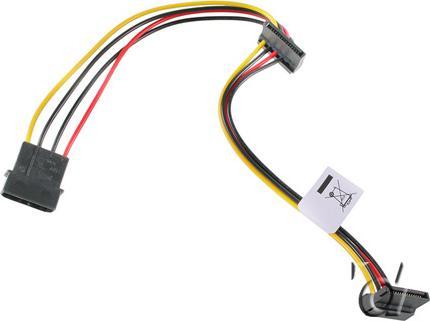 Produktbild Akasa Stromadapter 4-Pol Molex an 2x SATA - 30cm