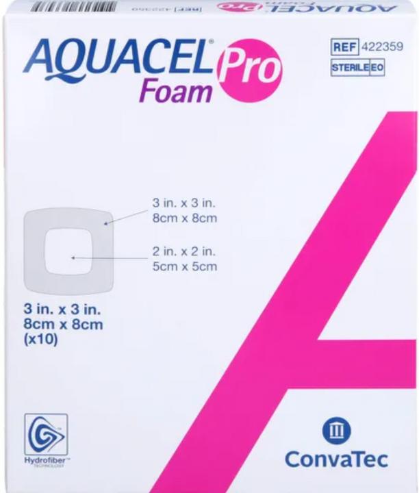 Actual product image Aquacel Ag AQUACEL Foam Pro 8x8cm 10 pcs.