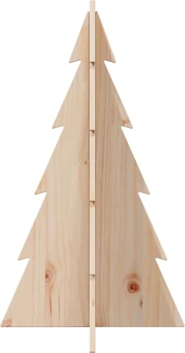Image du produit VidaXL Arbre de Noël en bois Sapin de décoration Arbre en bois 80cm Pin massif