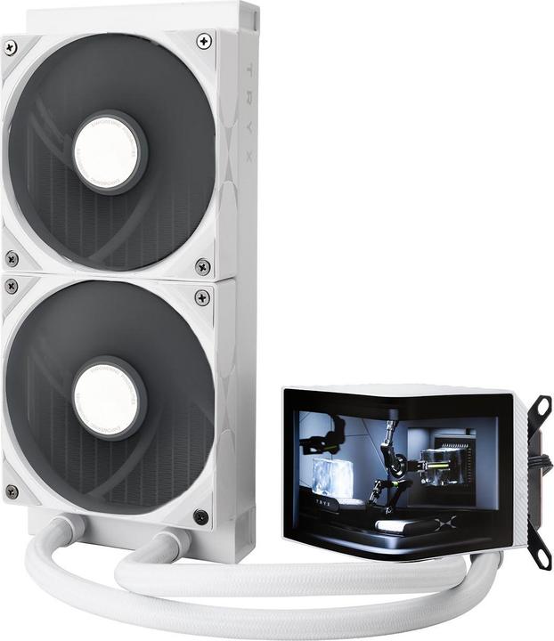 Actual product image TRYX PANORAMA complete water cooling system - 240 mm, white