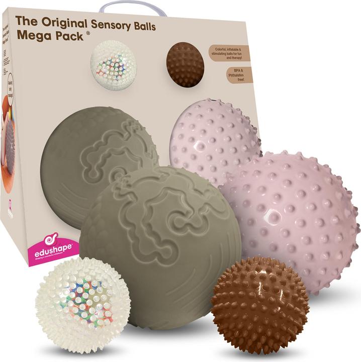 Edushape The Original Sensory Balls Mega Pack, Boho Chic