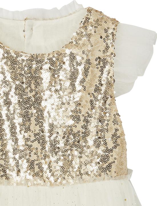 Actual product image Vertbaudet Mädchen Festkleid mit Pailletten und Glitzertüll (92)