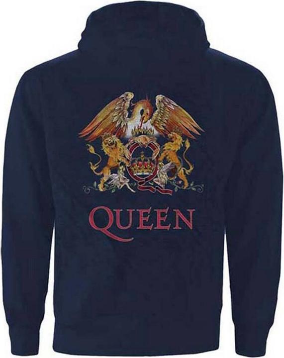 Immagine prodotto Queen Felpa classica con cappuccio e zip a tutta lunghezza (XL)