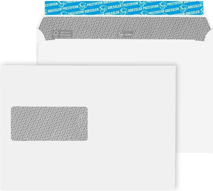 Produktbild Goessler Couvert mit Fenster G-Line Pure C5, Links, 500 Stück (C5, 500 x)