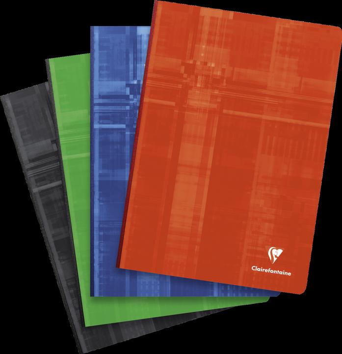 Actual product image Clairefontaine Notebook with linen spine (A4, Checked, Soft cover)
