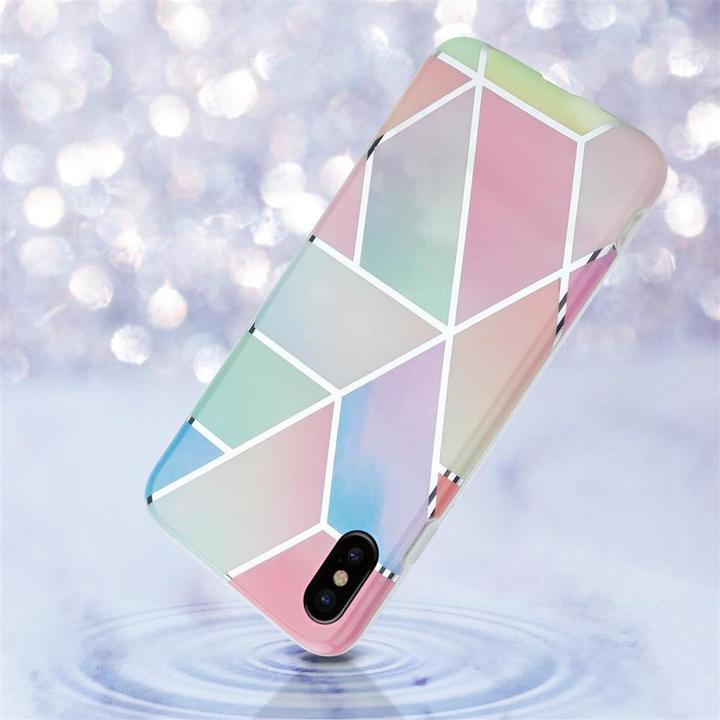Image du produit Cadorabo Couverture IMD TPU Marbre coloré (Apple iPhone X)