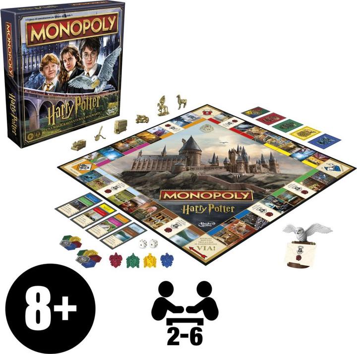 Produktbild Hasbro Gaming Monopoly Harry Potter (Italienisch)