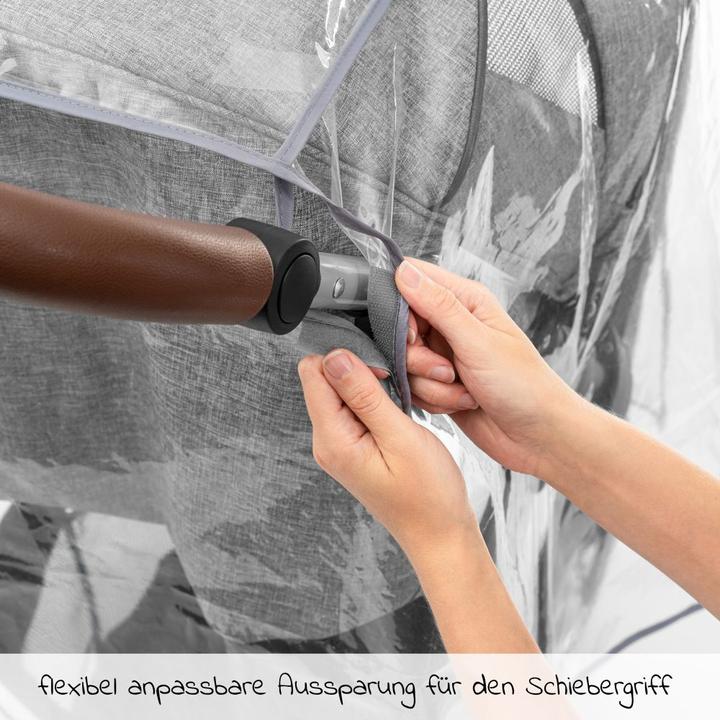 Actual product image Zamboo Regenschutz Universal Regenschutz Premium für Buggy und Sportwagen