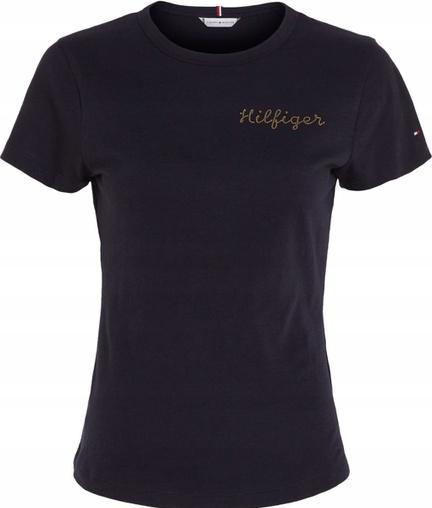 Tommy Hilfiger Slim Gold Hilfiger C-NK SS ww0ww37860 DW5 s (S)