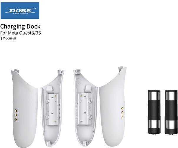 Immagine prodotto Dobe Meta Quest 3S / 3 dock di ricarica