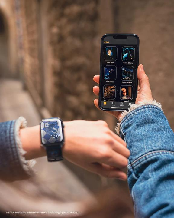 Actual product image Moby Fox Harry Potter Ravenclaw Smartwatch Bracelet (22 mm, Stainless steel, Silicone)