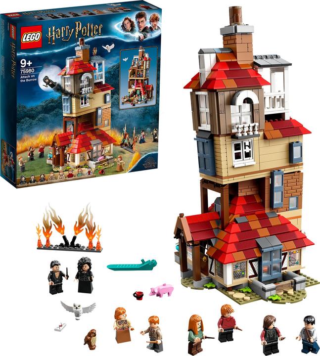 Immagine prodotto LEGO Attacco alla buca della volpe (75980, LEGO Harry Potter, Set LEGO rari)